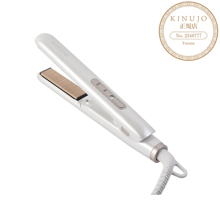 KINUJO MINI IRON deux ホワイト　ミニアイロン KINUJO MINI IRON -deux-｜前髪も潤うミニアイロン。海外対応。
