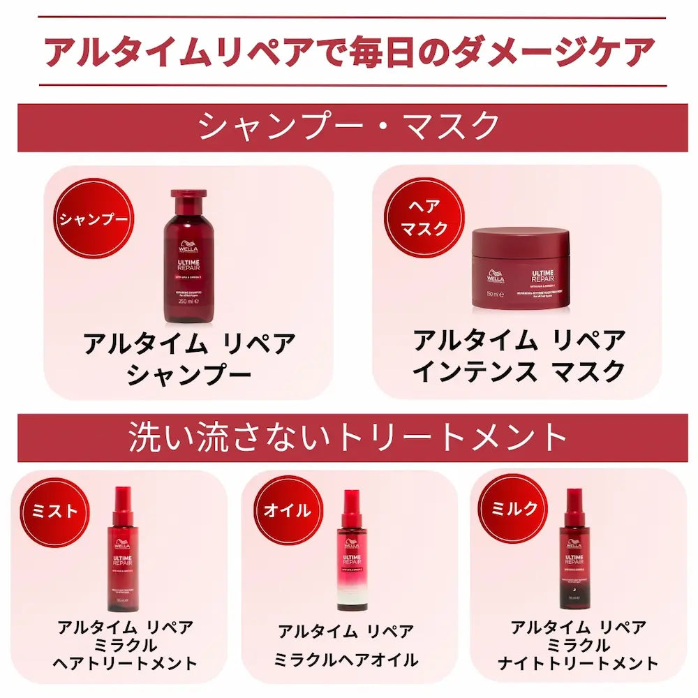 ウエラ アルタイム リペア シリーズ一覧 シャンプー マスク オイル ミルク ミスト 正規品 Torenn ONLINE STORE